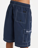 BILLABONG Boys Throw On Short - DUSTY INDIGO