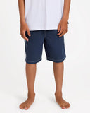 BILLABONG Boys Throw On Short - DUSTY INDIGO