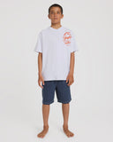 BILLABONG Boys Throw On Short - DUSTY INDIGO