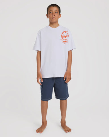 BILLABONG Boys Throw On Short - DUSTY INDIGO