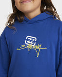 BILLABONG OG Script Pop Hood - DARK COBALT