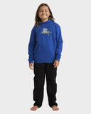 BILLABONG OG Script Pop Hood - DARK COBALT