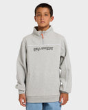 BILLABONG Boys Spec 1/4 Zip - LIGHT HEATHER GREY