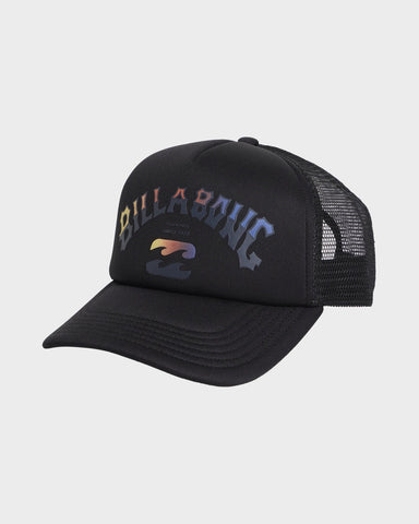 BILLABONG Boys Arch Fade Trucker Hat - BLACK