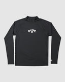 BILLABONG Boys All Day Arch RF Long Sleeve - BLACK