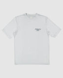 BILLABONG Boys Crossboard Loose Fit Short Sleeve Rash Vest - LIGHT HEATHER