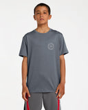 BILLABONG Boys Big Wave Daz LS Rashie - NAVY HEATHER