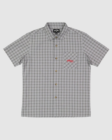BILLABONG Boys Mogul Short Sleeve Shirt - ALLOY