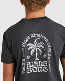 BILLABONG Boys Big Wave Shazz Short Sleeve - BLACK