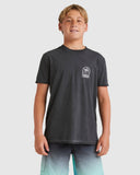BILLABONG Boys Big Wave Shazz Short Sleeve - BLACK