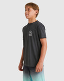 BILLABONG Boys Big Wave Shazz Short Sleeve - BLACK