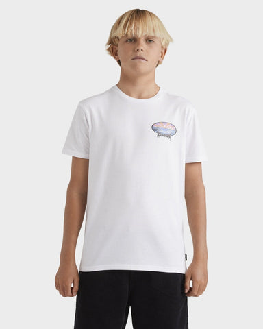 BILLABONG - Quadtripe Up Short Sleeve - WHITE