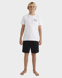 BILLABONG - Quadtripe Up Short Sleeve - WHITE