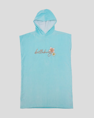 BILLABONG Teen's Dream Petal Hoodie Towel - AQUA