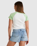 BILLABONG Girls Tropical Views Raglan - SWEET MEADOW
