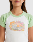 BILLABONG Girls Tropical Views Raglan - SWEET MEADOW