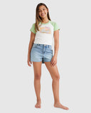 BILLABONG Girls Tropical Views Raglan - SWEET MEADOW