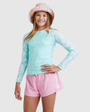 BILLABONG Catch A Wave Long Sleeve Sunshirt - MINT CHIP