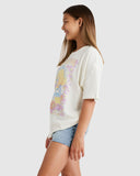 BILLABONG Girls Surf Tour T-Shirt - SALT CRYSTAL