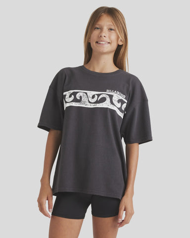 BILLABONG Wave Fade Junior Tee - OFF BLACK