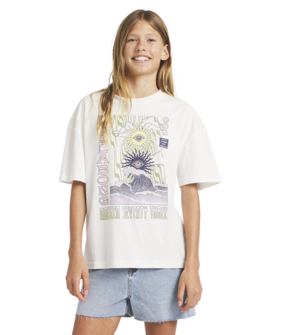 BILLABONG Swell Trip Junior Tee - SALT CRYSTAL