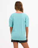BILLABONG - Billa Star Tee - MISTY BLUE