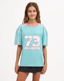 BILLABONG - Billa Star Tee - MISTY BLUE
