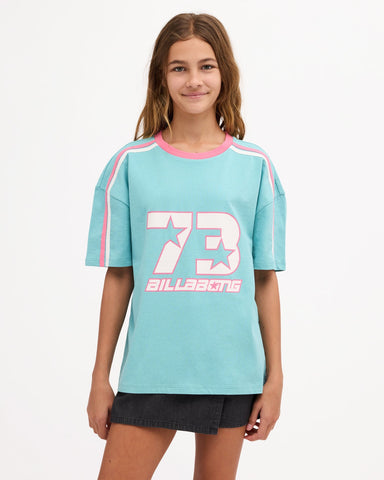 BILLABONG - Billa Star Tee - MISTY BLUE