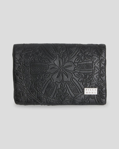 BILLABONG Tropical Rhapsody Bi-Fold Wallet - BLACK
