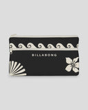 BILLABONG La Lune Large Pencil Case - BLACK PEBBLE