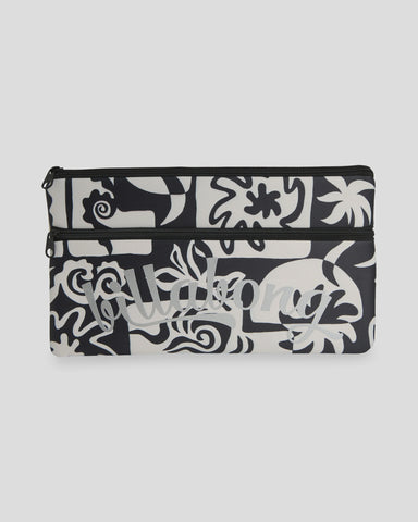 BILLABONG Soul Dream Large Pencil Case - BLACK PEBBLE