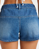 BILLABONG Wave Bound Denim Shorts - DARK DENIM
