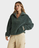 BILLABONG Old Days Half Zip Crew - FOREST
