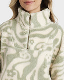 BILLABONG Golden Groove Half Zip Crew - MULTI