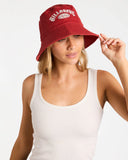 BILLABONG Living 73 Bucket Hat - RED CRUSH