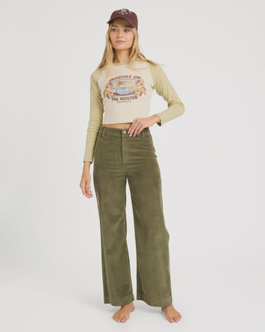 BILLABONG Palmy Cord Pant - CANTEEN