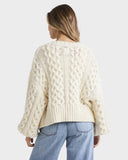 BILLABONG Montana Cardigan - SALT CRYSTAL