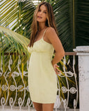 BILLABONG Angel Mini Dress - LIME ZEST