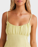 BILLABONG Angel Mini Dress - LIME ZEST
