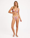 BILLABONG Paradise Call Retro Tri Top - RED CRUSH