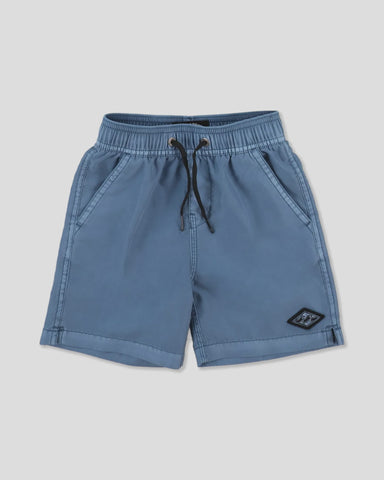 BILLABONG Groms All Day Layback Shorts - STEEL BLUE