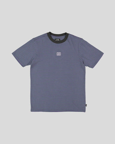 BILLABONG Groms Absense Stripe Tee - PURPLE