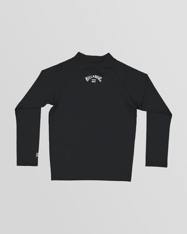 BILLABONG Groms All Day Arch RF Long Sleeve - BLACK