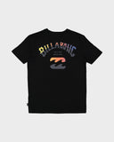 BILLABONG Groms Arch Fade Short Sleeve Tee - BLACK