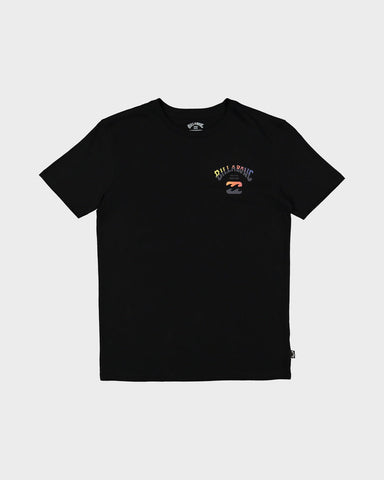 BILLABONG Groms Arch Fade Short Sleeve Tee - BLACK