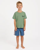 BILLABONG Groms Reverse SS Tee - HEDGE GREEN