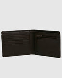BILLABONG Slim 2 in 1 Leather Wallet - JAVA GRAIN