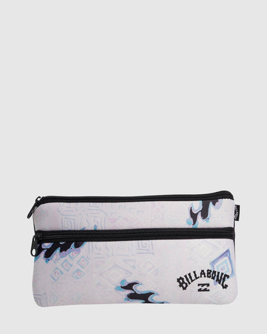 BILLABONG Small Pencil Case - FOG