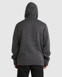 BILLABONG Boundary Sherpa Zip Through - BLACK HEATHER
