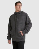 BILLABONG Boundary Sherpa Zip Through - BLACK HEATHER